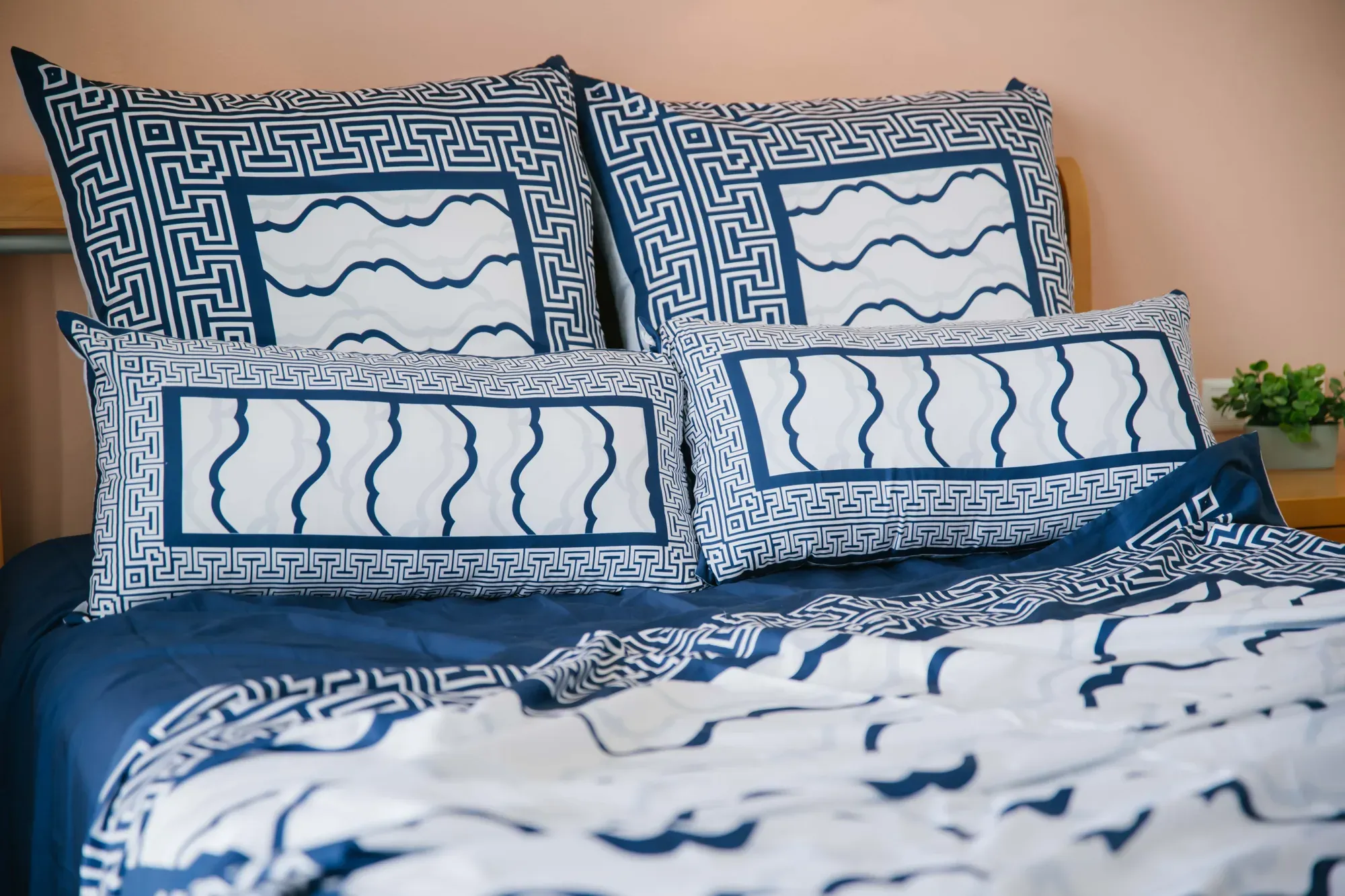 Cycladic Serenity against the open sea